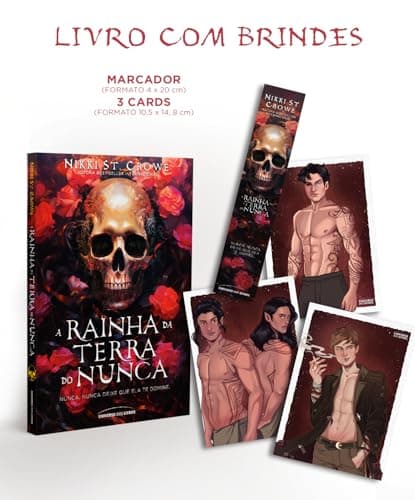 Capa do livro A rainha da Terra do Nunca
